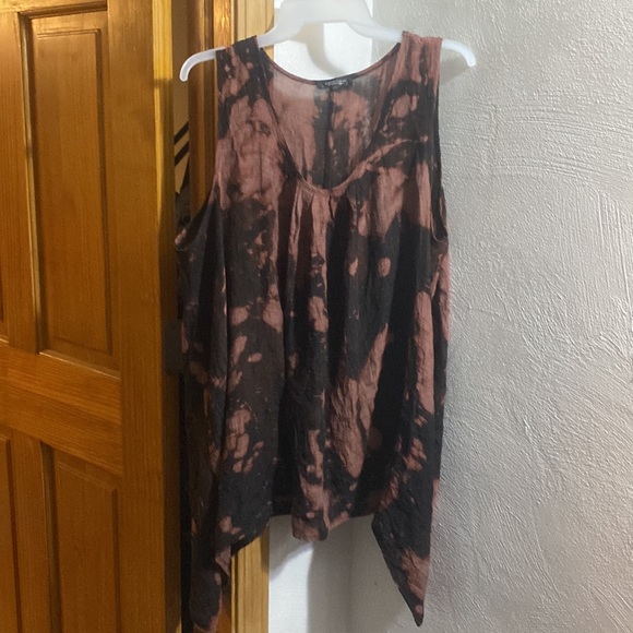 Levi’s🖤12M Bootcut+Spense woman tie-dye tank 3X+18”925 amber necklace - Picture 4 of 17